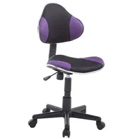 tabouret bas clp trading clp chaise de bureau bastian en maille , violet