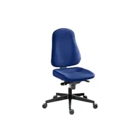 fauteuil de bureau nowy styl siège de bureau bizzi adapté aux grandes tailles - bleu -