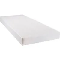 sommier bellecour literie - sommier tapissier constantine 80x200 cm - epaisseur 18 cm - blanc (pieds non inclus)
