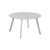 table d'appoint progarden table d'appoint 70x40 cm gris mat
