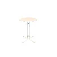 table haute materiel ch pro table haute limbourg blanc 80 cm