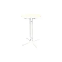 table haute materiel ch pro table haute limbourg blanc 70 cm