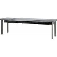 table de cuisine materiel ch pro table chauffante 1 niveau - hauteur 400 mm - l 1200 à 1800 mm - 1800 mm