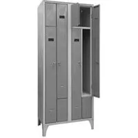 armoire l2g armoire vestiaire gain de place type l 800x500x1950mm - - acier800battante