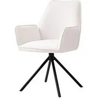 chaise mendler chaise de salle à manger hwc-g67, chaise de cuisine, pivotante, auto-position