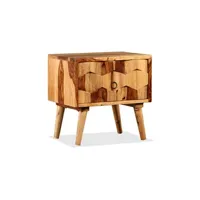 table de chevet vidaxl meuble de chevet avec 1 tiroir bois