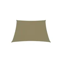 ensemble table et chaises generique vidaxl voile de parasol tissu oxford trapèze 3/4x3 m beige