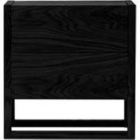 table haute maison et styles mini bar 59x30x60 cm noir - keila