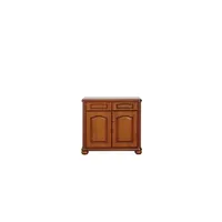commode hucoco jaipur - commode salon/chambre à coucher - style classique - marron