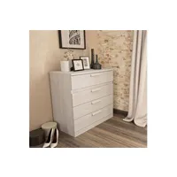 commode gami commode 4 tiroirs cyrus gris