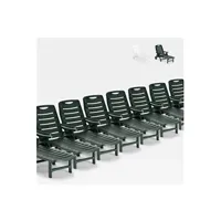 chaise longue - transat le roi du relax - fauteuil électrique pour personnes âgéesdoubles moteurs emma plus, couleur: noir