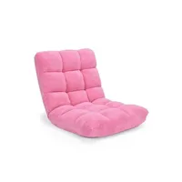 fauteuil de relaxation giantex canapé paresseux 105 x 56 x 15 cm tatami pliable chaise de plancher coussin de chaise de lit siège de sol pour maison, bureau