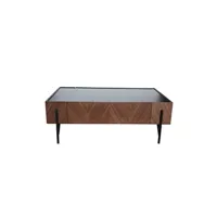 table basse concept usine sequoia -table basse avec grands tiroirs