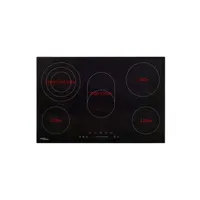 table de cuisine vidaxl plaque de cuisson céramique 5 brûleurs contrôle tactile 8500 w