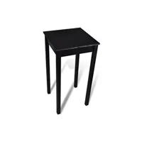 table haute helloshop26 table haute mange debout bar bistrot noir mdf 107 cm