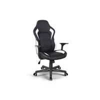 fauteuil de bureau franchi bürosessel - chaise de bureau ergonomique en simili cuir style sport aragon racing