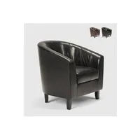 fauteuil de salon ahd amazing home design - fauteuil de cockpit en simili cuir salon bureau salle d'attente design classique seashell, couleur: noir