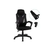 chaise gaming spirit of gamer fauteuil hellcat black, style futuriste, inclinable