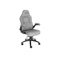 fauteuil de bureau tectake chaise de bureau ergonomique springsteen - gris