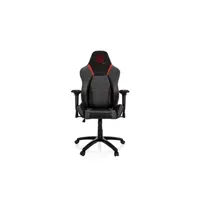 chaise gaming hjh office chaise de gaming / chaise de bureau gamebreaker polarys i similicuir gris/rouge