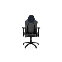 chaise gaming hjh office chaise de gaming / chaise de bureau gamebreaker polarys i similicuir gris/bleu