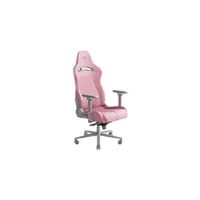 chaise gaming razer chaise gaming enki quartz hauteur réglable simili cuir aluminium rose