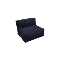 canapé d'extérieur red deco fauteuil salon de jardin modulable modulo bleu polyester 87x85x62cm
