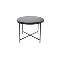 table basse present time - table basse smooth h46cm - noir -