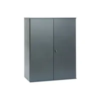 armoire de bureau pierre-henry - armoire métallique anthracite brico hauteur 160 cm