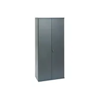 armoire de bureau pierre-henry - armoire métallique anthracite brico hauteur 198 cm