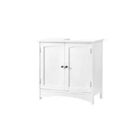 armoire vasagle armoire de rangement 60 x 30 x 60 cm blanc bbc01wt