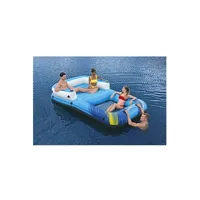 fauteuil de jardin bestway île flottante hydro force 305x186x58 cm