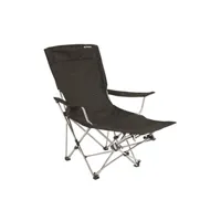 autre matériels de camping et randonnée outwell chaise longue pliable de camping catamarca noir
