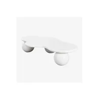 table d'appoint sklum table basse en bois de manguier daroka bois blanc 29,5 cm
