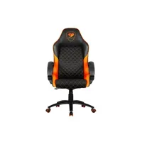 chaise gaming gaming fusion noir et orange
