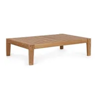 table de jardin bizzotto salon table basse extérieure table basse kobo 0806107 bois de teck