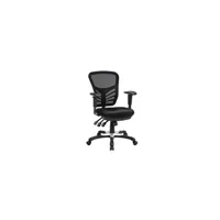fauteuil de bureau songmics obn52bk ergonomique polyuréthane noir