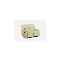 fauteuil de relaxation eco-de canapé 2 places avec dossier inclinable - massant et chauffant