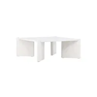 table basse venture home - table basse carré rogaland bois blanchi