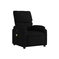 etagère murale vidaxl fauteuil de massage inclinable noir tissu