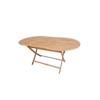 table de jardin bigbuy table de salle à manger kate 160 x 85 x 74 cm bois d'acacia
