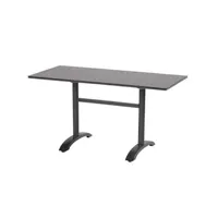 table de jardin chalet & jardin table sophie bistro hpl flip - 138 x 68 cm