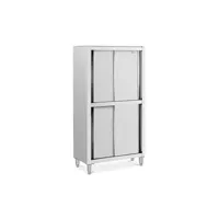 armoire de rangement royal catering armoire inox - 1 000 x 500 x 1 800 mm - royal catering
