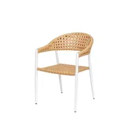 chaise de jardin bigbuy chaise de jardin niva aluminium blanc