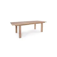 table de jardin bizzotto table extensible rectangulaire maryland 180-240x100