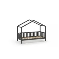 lit enfant vipack dallas antracite lit (90x200) avec tiroir