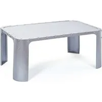 table basse gormur antique argenté