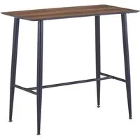 table mange debout imitation bois 115x60x102cm