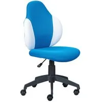 chaise de bureau enfant jessi bleu/blanc