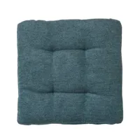 galette de chaise bleu en polyester 42x42 diosa